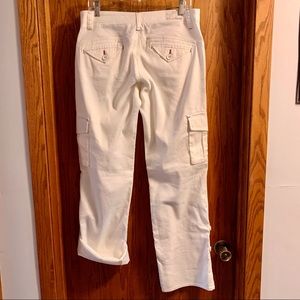 White linen slacks